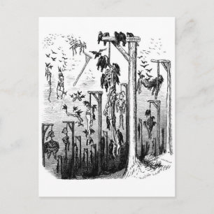 Cartão Postal Cartaz Banquete de mão