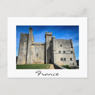 Cartão Postal Cartaz branco do castelo Beynn em França