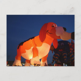 Cartão Postal Cartaz brilhante do balão