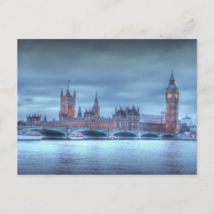 Cartão Postal Cartaz britânico em Londres