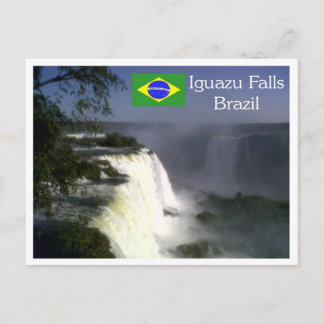 Cartão Postal Cartaz Cataratas de Iguazu Falls