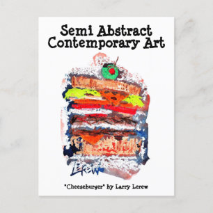 Cartão Postal Cartaz Cheeseburger #170229