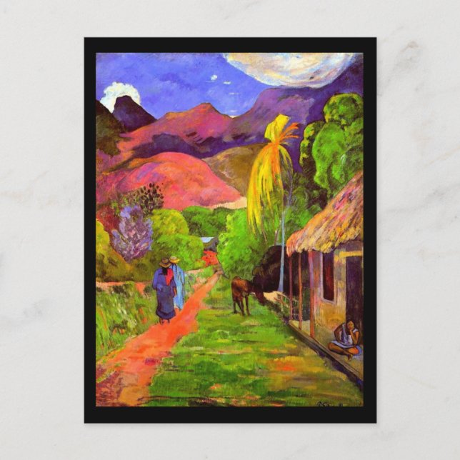 Cartão Postal Cartaz-Clássico/Vintage-Paul Gauguin 4 (Frente)