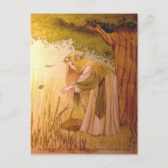 Cartão Postal Cartaz colecionável 'The Green WItch' (Frente)
