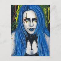 Cartaz Colorido de Harlequin Gothic