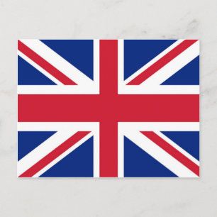 Cartão Postal Cartaz da Bandeira do Reino Unido/Britânico/Union 