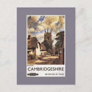 Cartão Postal Cartaz da British Railways Vista Paísagística