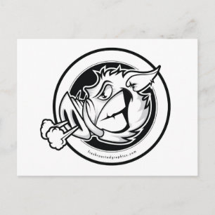 Cartão Postal Cartaz da cabeça da boia