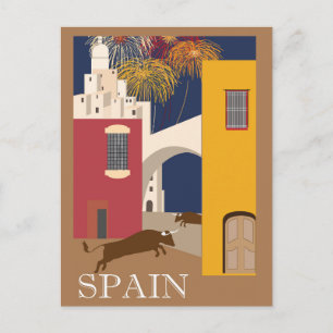 Cartão Postal Cartaz da Espanha