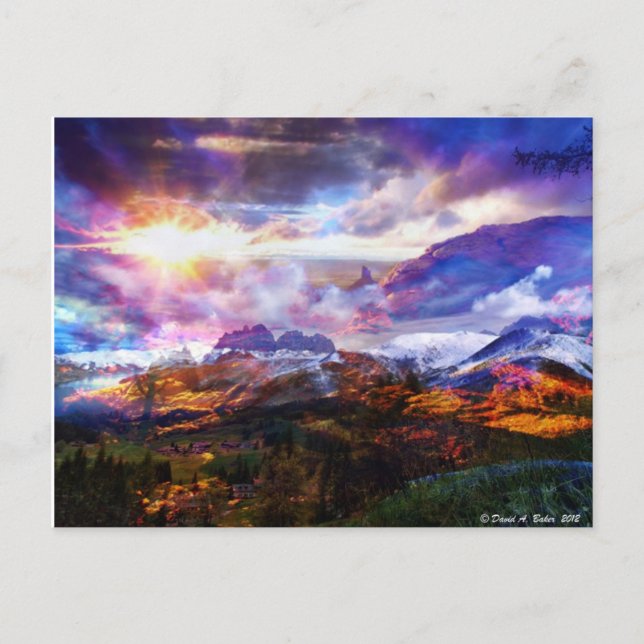 Cartão Postal Cartaz da fantasia (Frente)