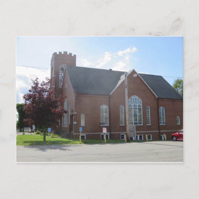 Cartão Postal Cartaz da Fellowship da Igreja Brick (Frente)