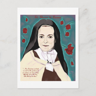 Cartão Postal Cartaz da Flor Pequena