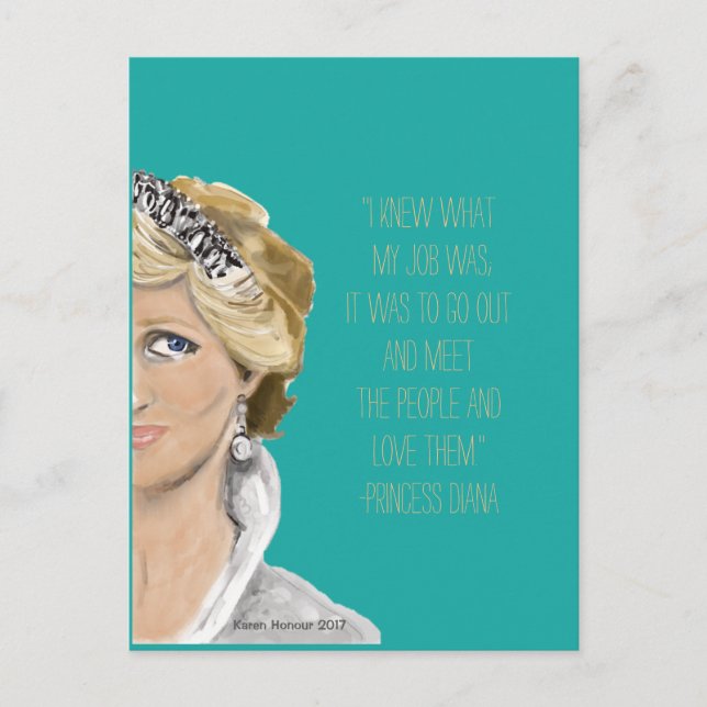 Cartão Postal Cartaz da Irmandade Diana (Frente)