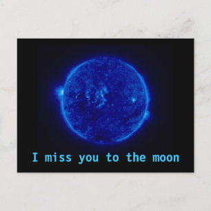 Cartão Postal Cartaz da lua