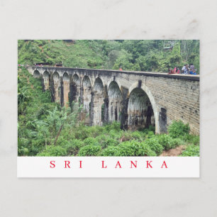 Cartão Postal Cartaz da ponte sobre nove arches do Sri Lanka