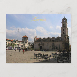 Cartão Postal Cartaz da praça Havana