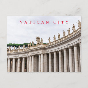 Cartão Postal Cartaz da Rua da Cidade vaticano.Colônia Quadrada 