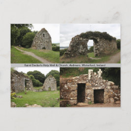 Cartão Postal Cartaz da Santa Sé e da Irlanda do santo Declan