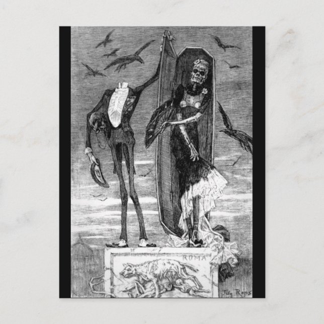 Cartão Postal Cartaz da Suprema Vintage (Frente)