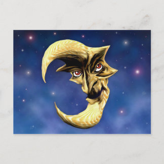 Cartão Postal Cartaz da velha lua do diabo