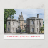 Cartaz da vista da Catedral de Aberdeen