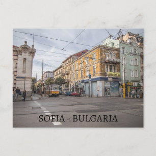 Cartão Postal Cartaz da vista da cidade de Sofia