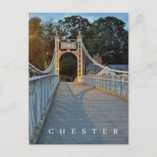 Cartão Postal Cartaz da vista da Ponte do Parque Chester Queens