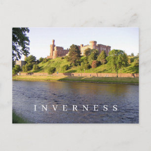 Cartão Postal Cartaz da vista Inverness Castle
