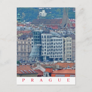 Cartão Postal Cartaz da vista Praga Dancing House