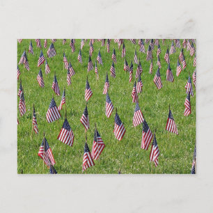 Cartão Postal Cartaz das bandeiras americanas