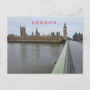 Cartão Postal Cartaz das casas de Londres