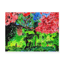 Cartaz das flores de cereja