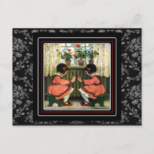 Cartão Postal Cartaz das Gêmeas - Jessie Wilcox Smith