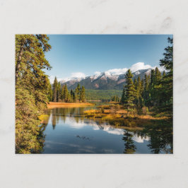 Cartão Postal Cartaz das montanhas Rocky