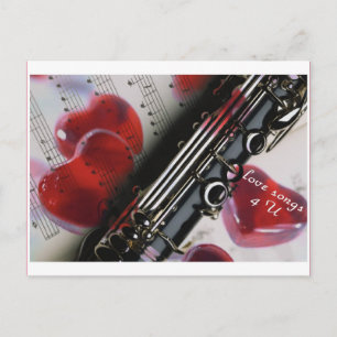 Cartão Postal cartaz de amor 4 U