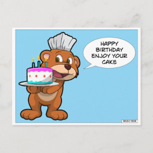 Cartão Postal Cartaz de aniversário feliz para dentistas