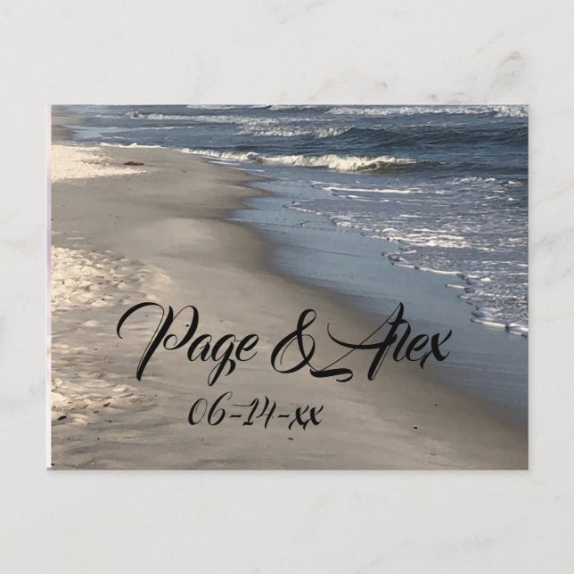 Cartão Postal Cartaz de casamento (Frente)