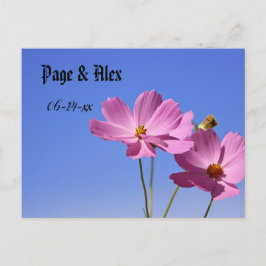 Cartão Postal Cartaz de casamento