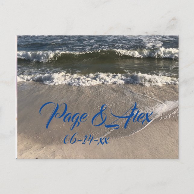 Cartão Postal Cartaz de casamento (Frente)