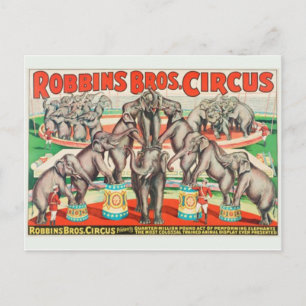 Cartão Postal Cartaz de Circo Postcard