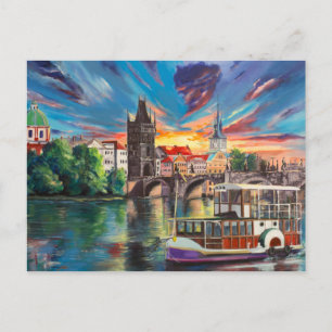 Cartão Postal Cartaz de conto de fadas de Praga