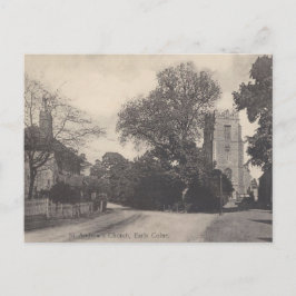 Cartão Postal Cartaz de Exibição da Igreja de Colne do Estilo Vi