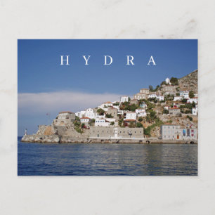 Cartão Postal Cartaz de exibição da ilha de Hydra