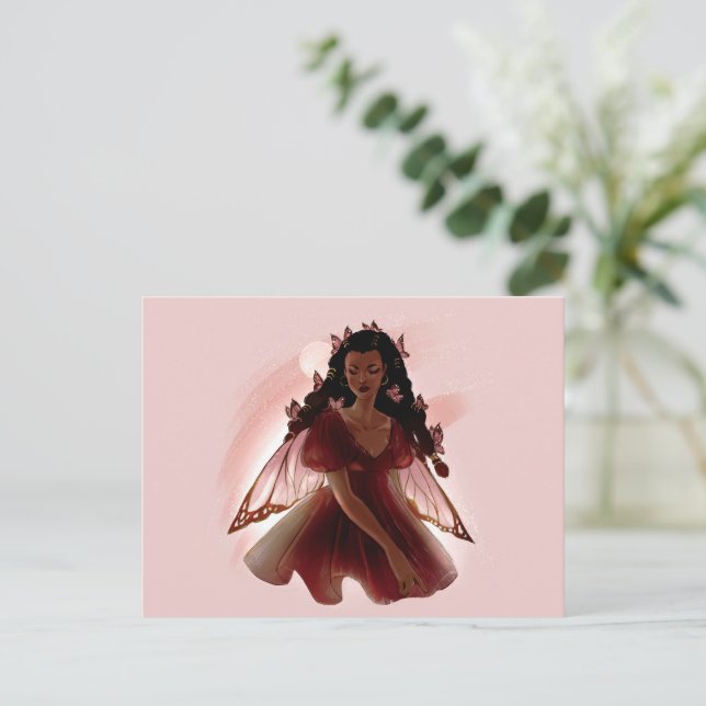 Cartão Postal Cartaz de fada (Em pé/Frente)