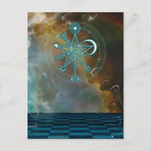 Cartão Postal Cartaz de fantasia mágica