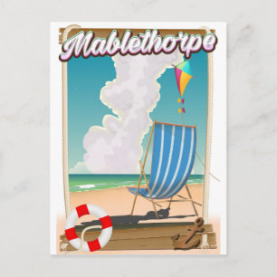 Cartão Postal Cartaz de férias de Mablethorpe