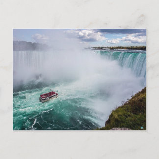 Cartão Postal Cartaz de ferradura cai nas cataratas de Niagara