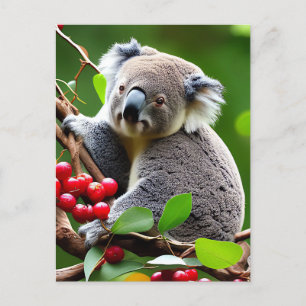 Cartão Postal Cartaz de fundo Koala Bear