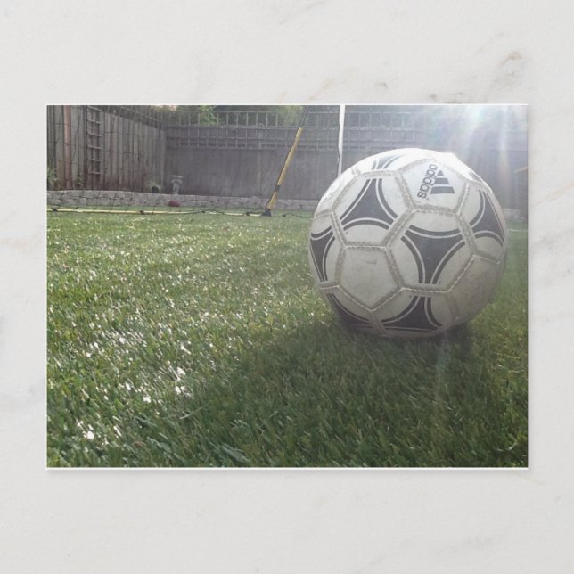 Cartão Postal Cartaz de futebol (Frente)