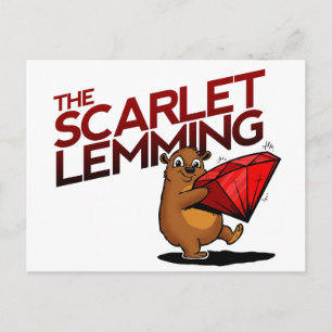 Cartão Postal Cartaz de Limpeza do Escarlate (com título)